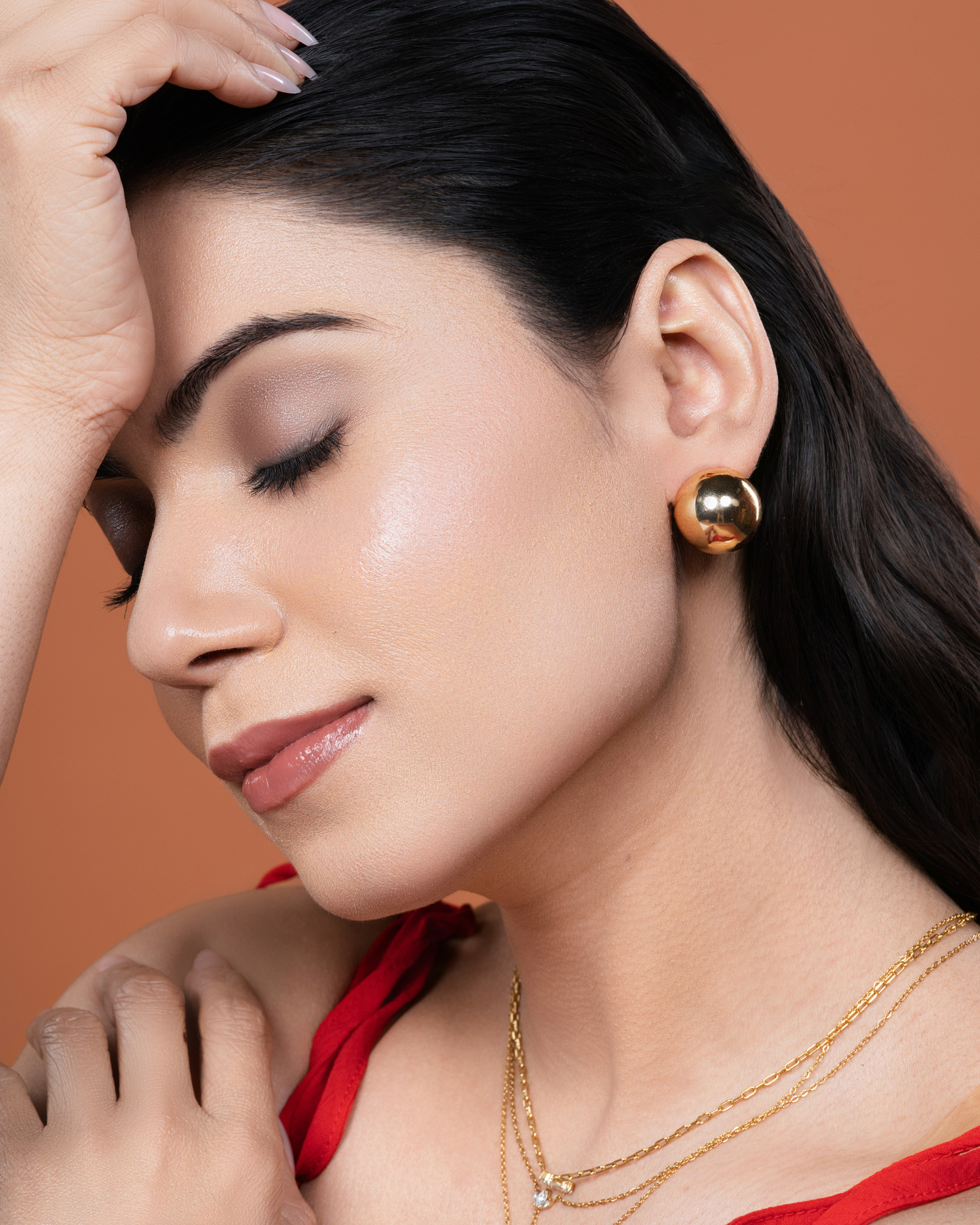 Ember Orb Earrings