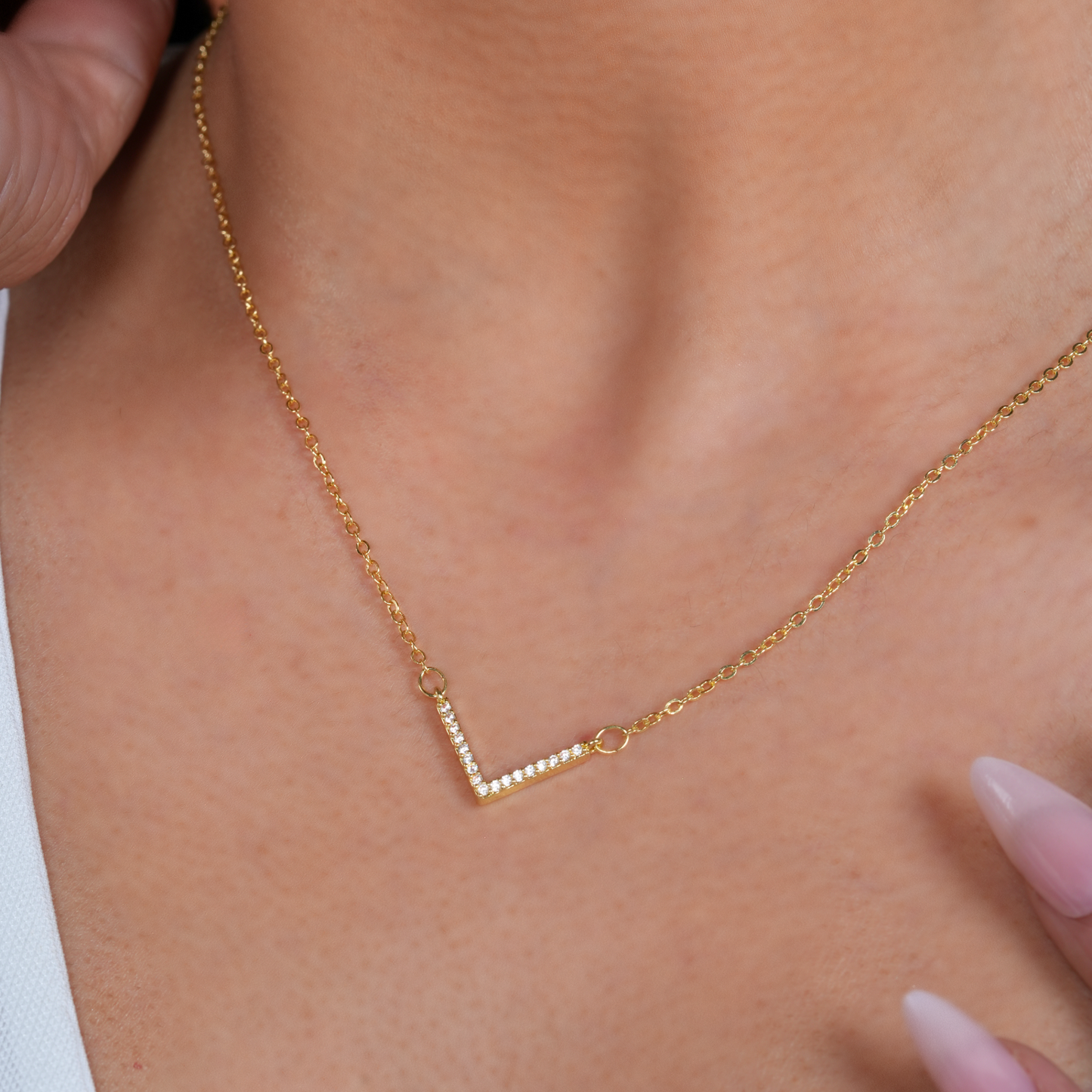 V-Diamond Necklace