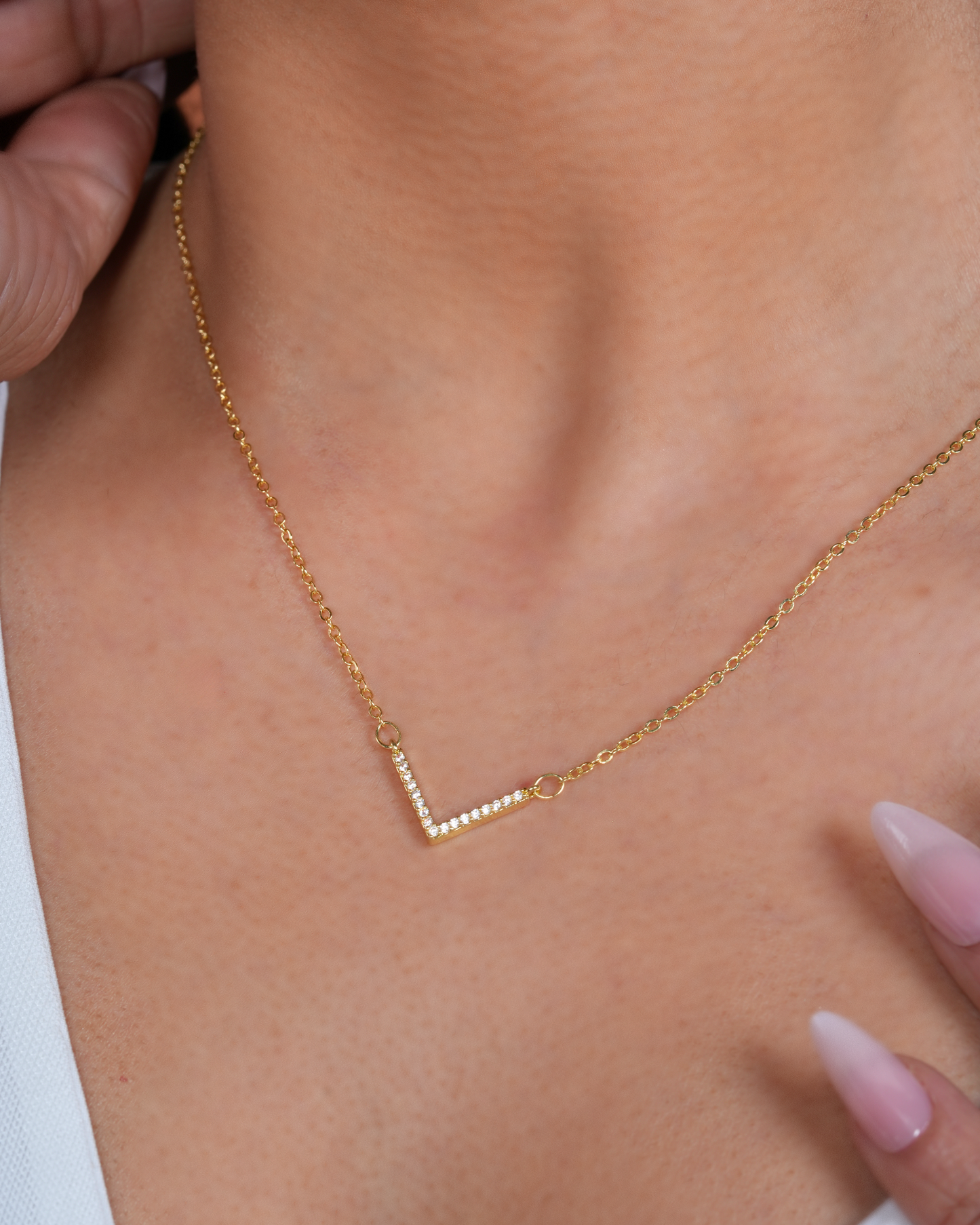 V-Diamond Necklace