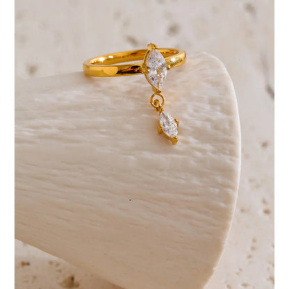Cascade Gold Ring
