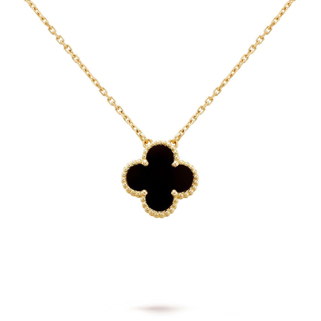 Reversible Clover Leaf Necklace