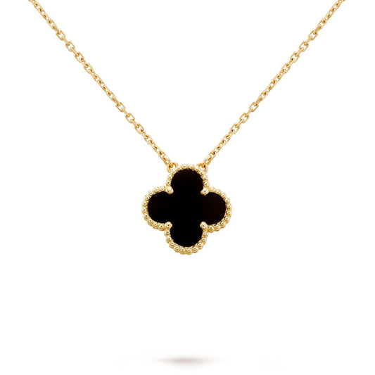 Reversible Clover Leaf Necklace