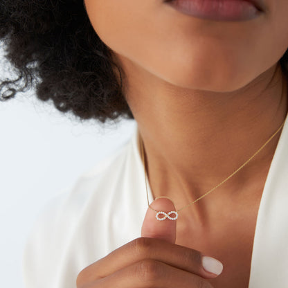 Infinity Diamond Necklace