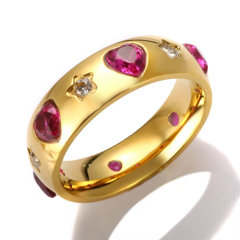 Red Heart Ring