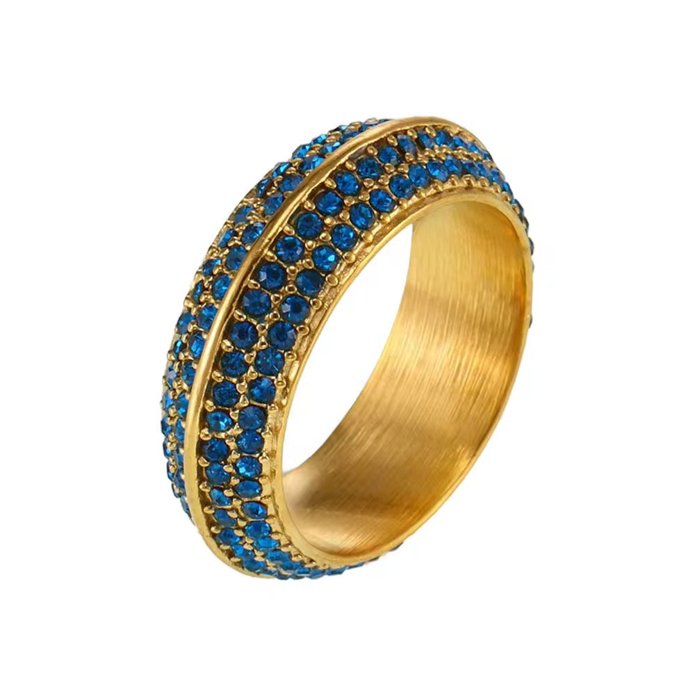 Aurelia Eternity Band Ring - 18K Gold Plated - Xiara