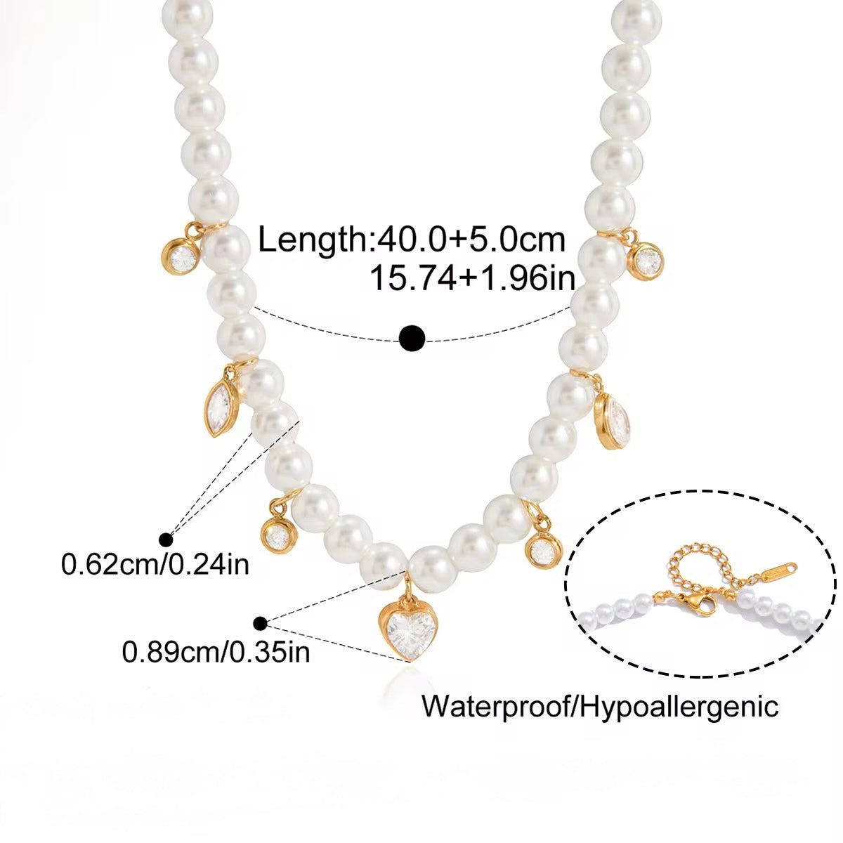 Pearl Charm Necklace