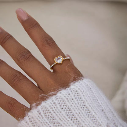 Heart Diamond Ring