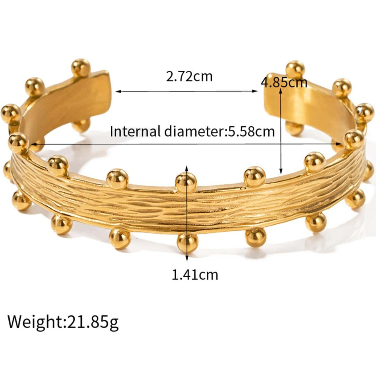 Regal Crest Cuff Bangle
