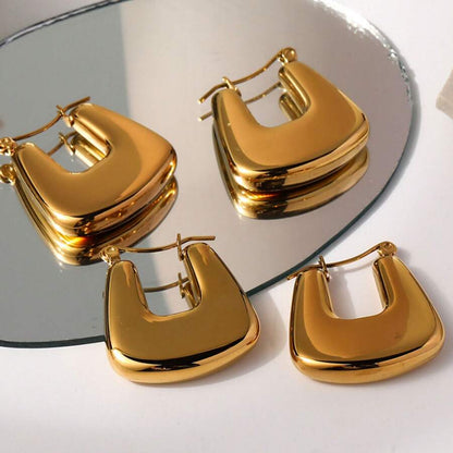 Gilded Grace Hoops