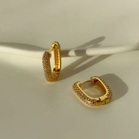 Stellar Curve - 925 Sterling Silver Earrings