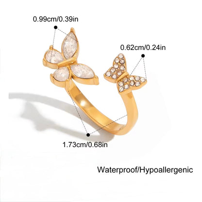 Butterfly Gold Ring