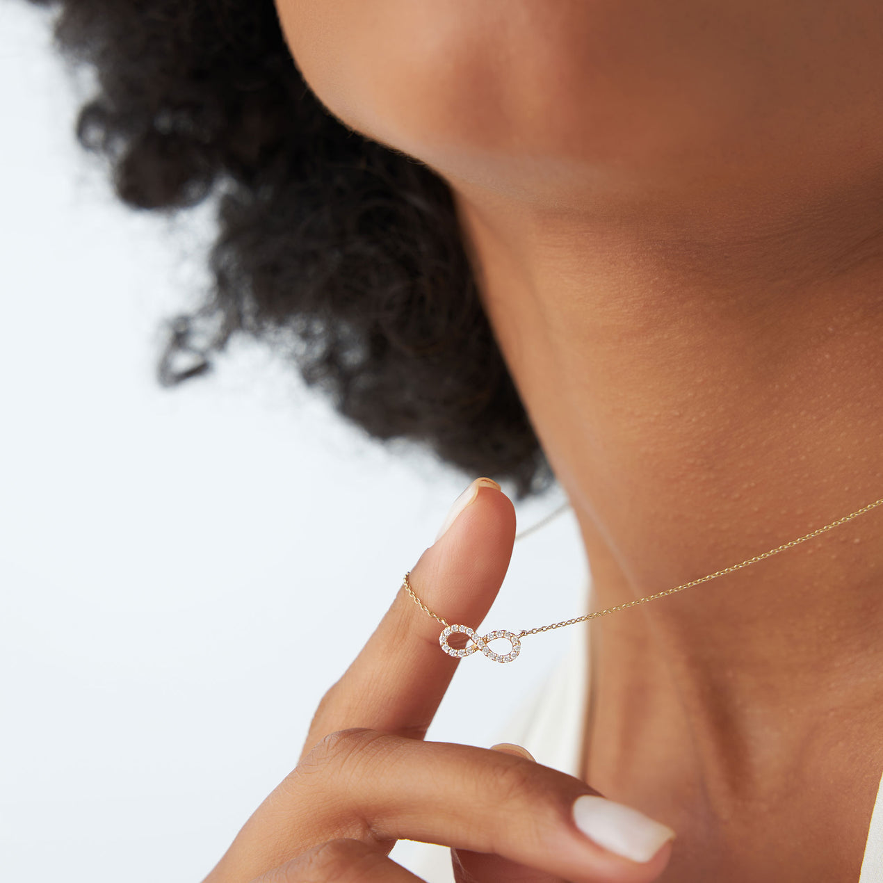Infinity Diamond Necklace