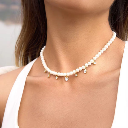 Pearl Charm Necklace
