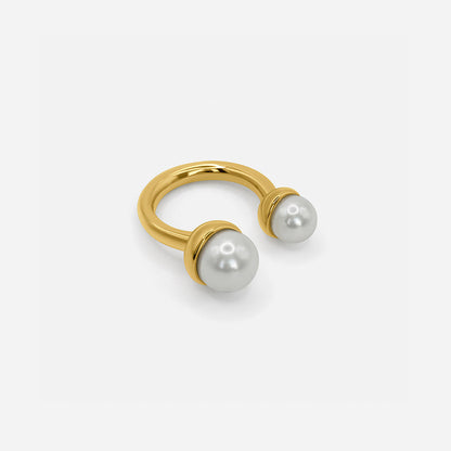 Golden Pearl Ring