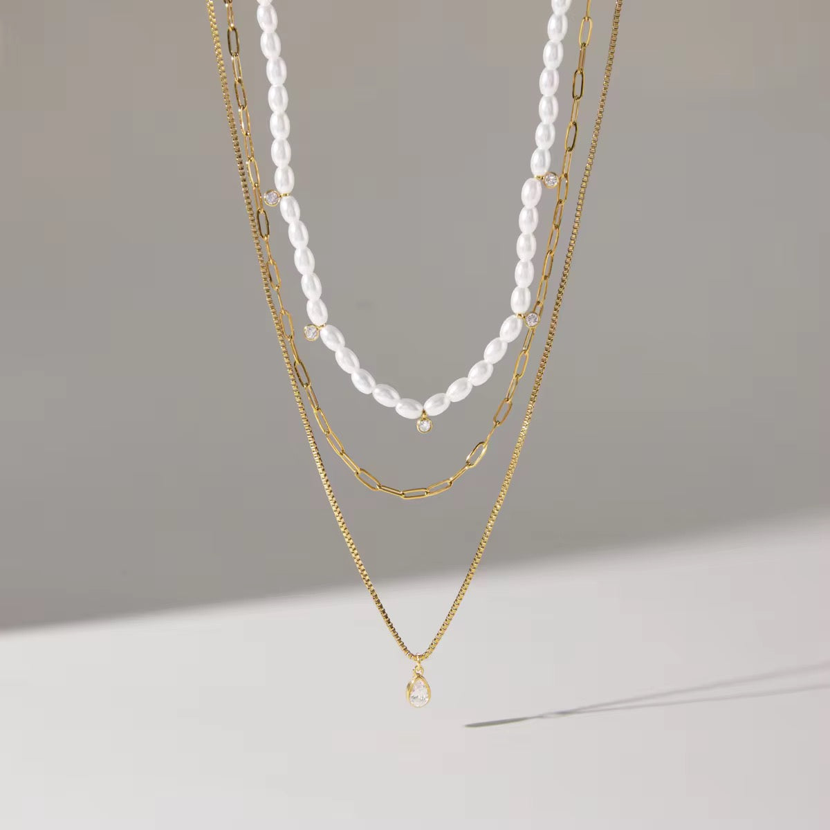 Pearl layered Necklace