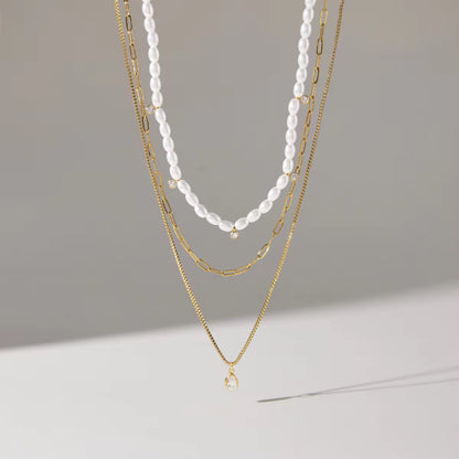 Pearl layered Necklace