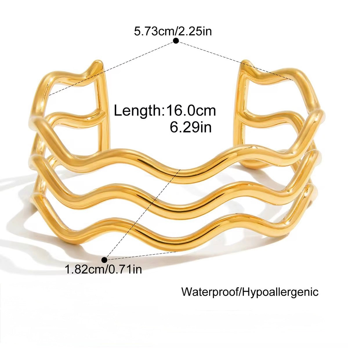 Ripple Wave Bracelet
