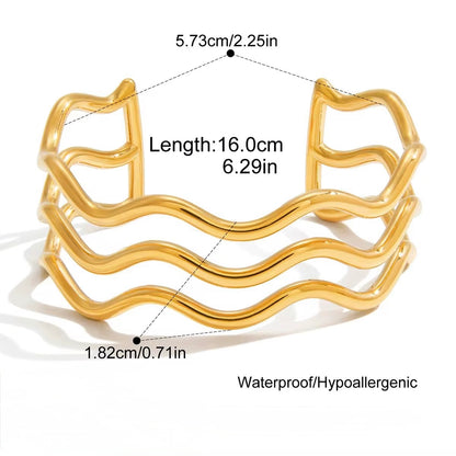 Ripple Wave Bracelet