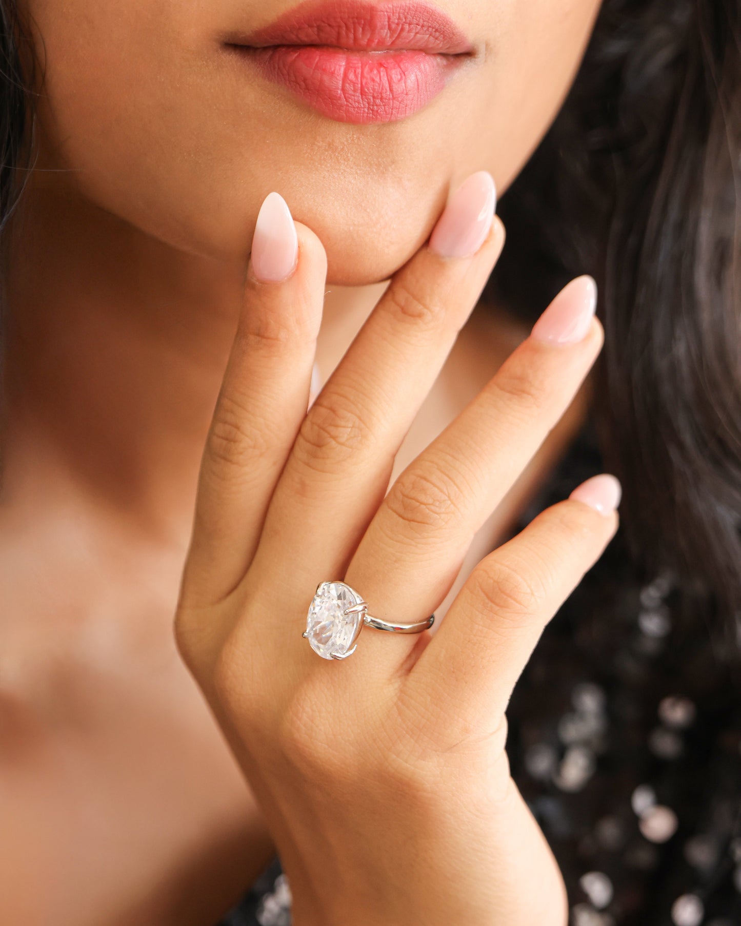 The Oval Solitaire Ring