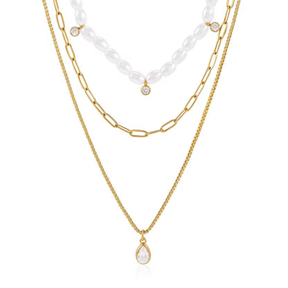 Pearl layered Necklace
