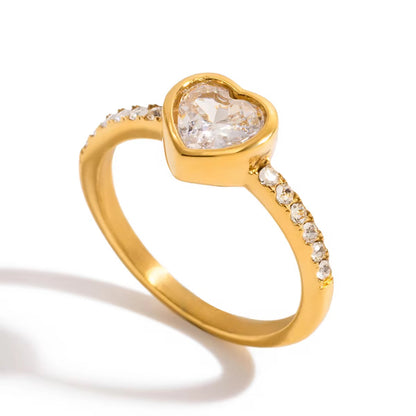 Heart Diamond Ring