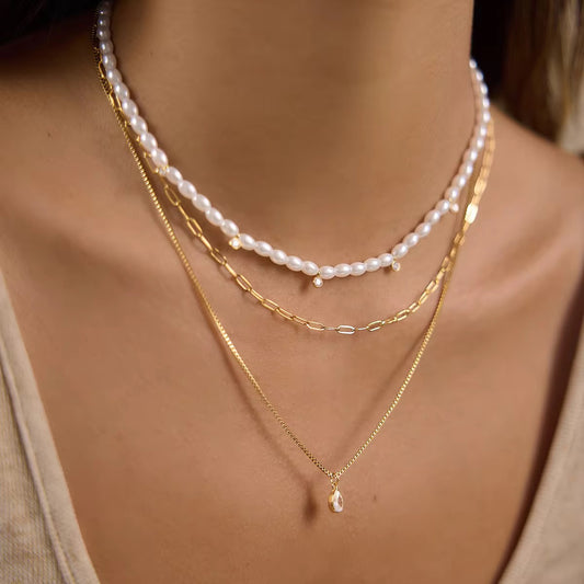 Pearl layered Necklace