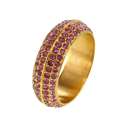 Aurelia Eternity Band Ring - 18K Gold Plated - Xiara