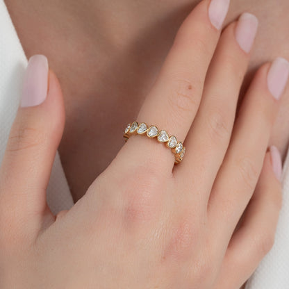 Heart Eternity Band Ring