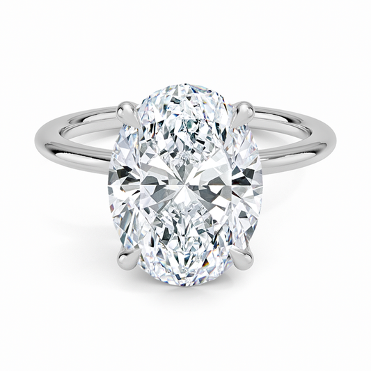 The Oval Solitaire Ring