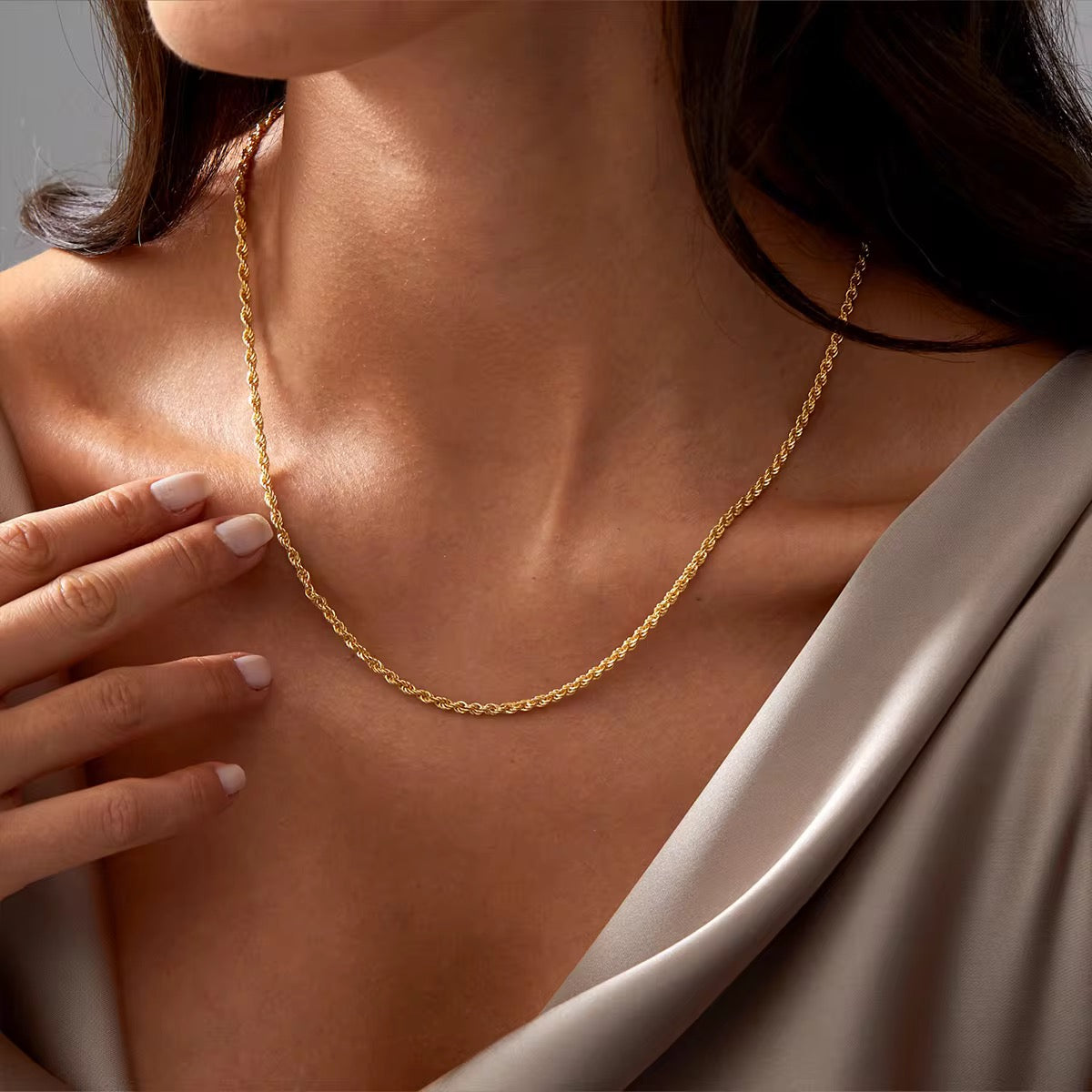 Twisted Rope Necklace