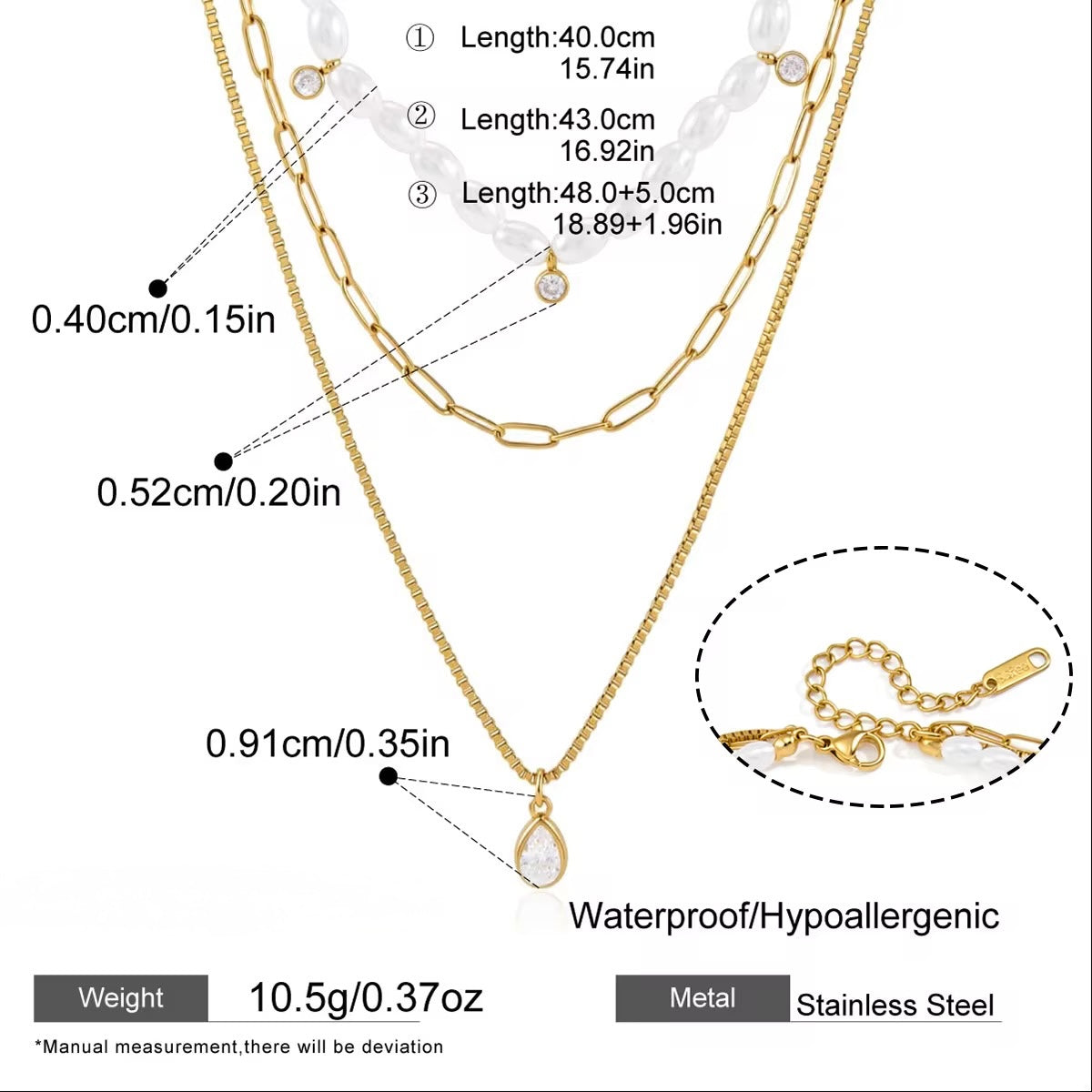 Pearl layered Necklace