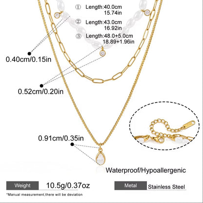 Pearl layered Necklace