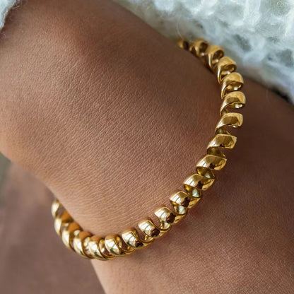 Spiral Curve Cuff Bracelet
