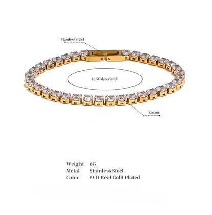Tennis Bracelet 4mm