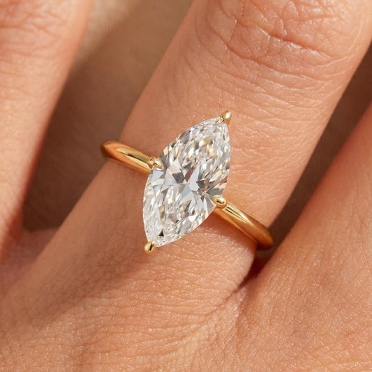 Marquise Solitaire Ring