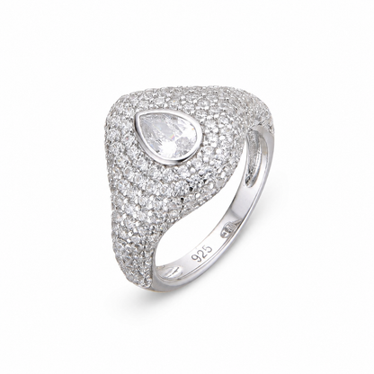 The Muse Pinky Ring - Argentium Silver