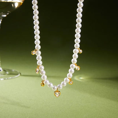 Pearl Charm Necklace