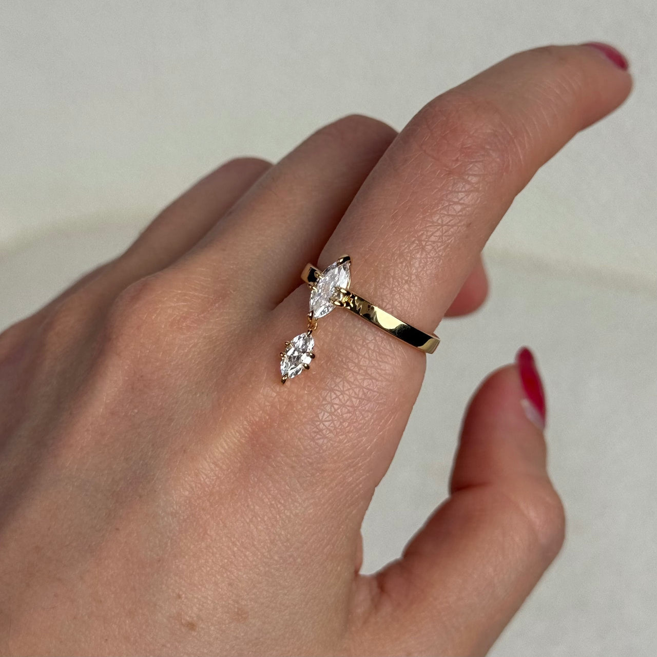 Cascade Gold Ring
