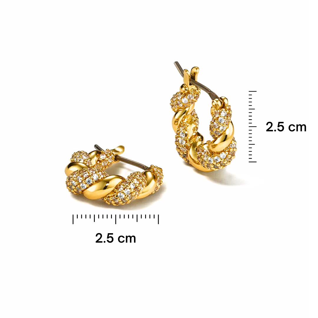 Eternal Sparkle Hoops
