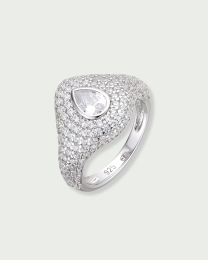 The Muse Pinky Ring - Argentium Silver