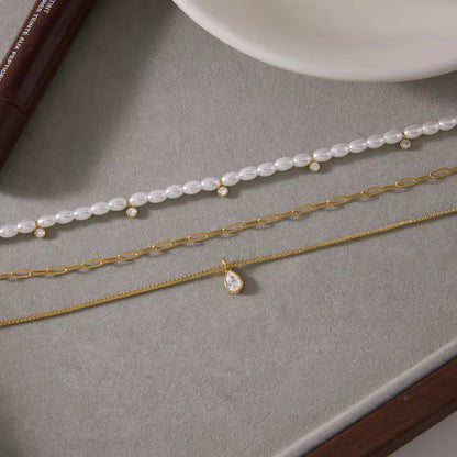 Pearl layered Necklace