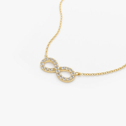 Infinity Diamond Necklace