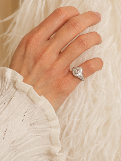 The Muse Pinky Ring - Argentium Silver