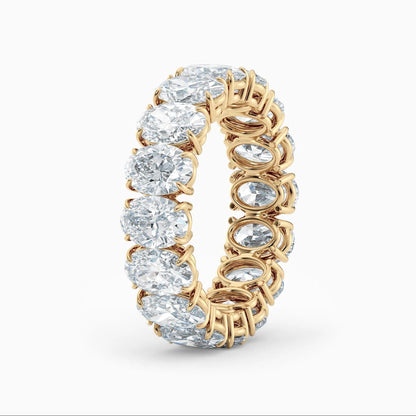 Oval Eternity Band Ring