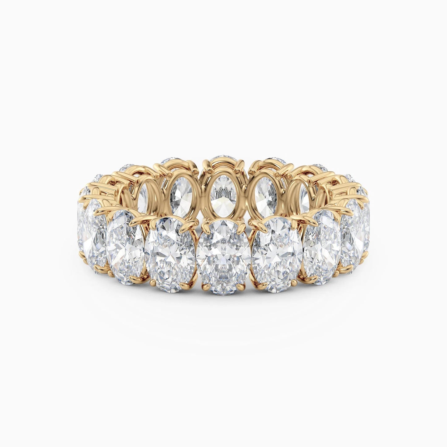 Oval Eternity Band Ring