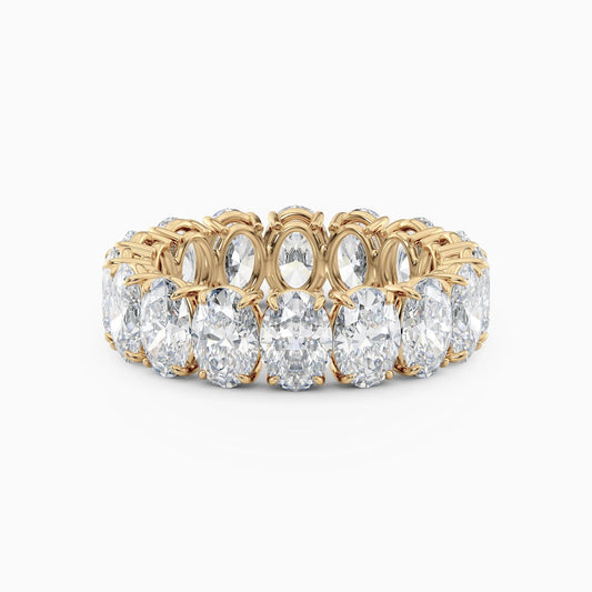 Oval Eternity Band Ring