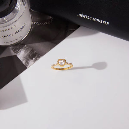 Heart Diamond Ring