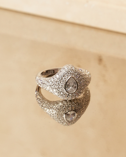 The Muse Pinky Ring - Argentium Silver