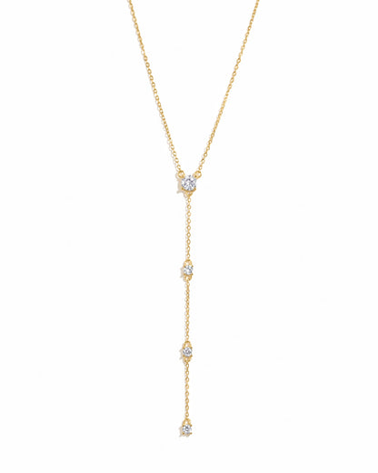 Luna Y Lariat Necklace