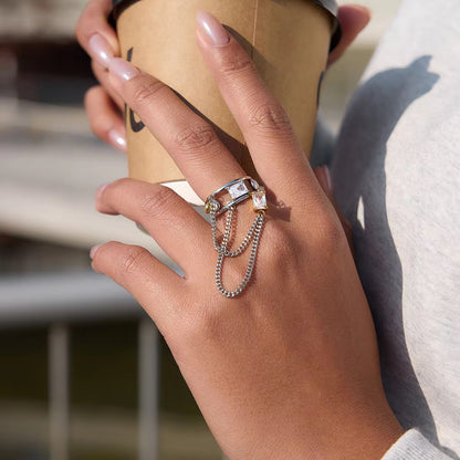 Celeste Chain Ring